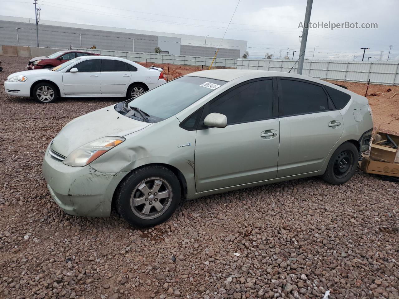 2007 Toyota Prius  Silver vin: JTDKB20U273287366