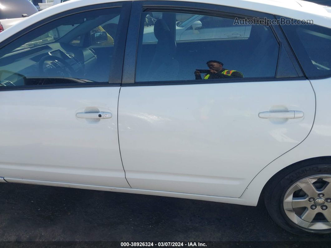 2007 Toyota Prius   White vin: JTDKB20U277646742