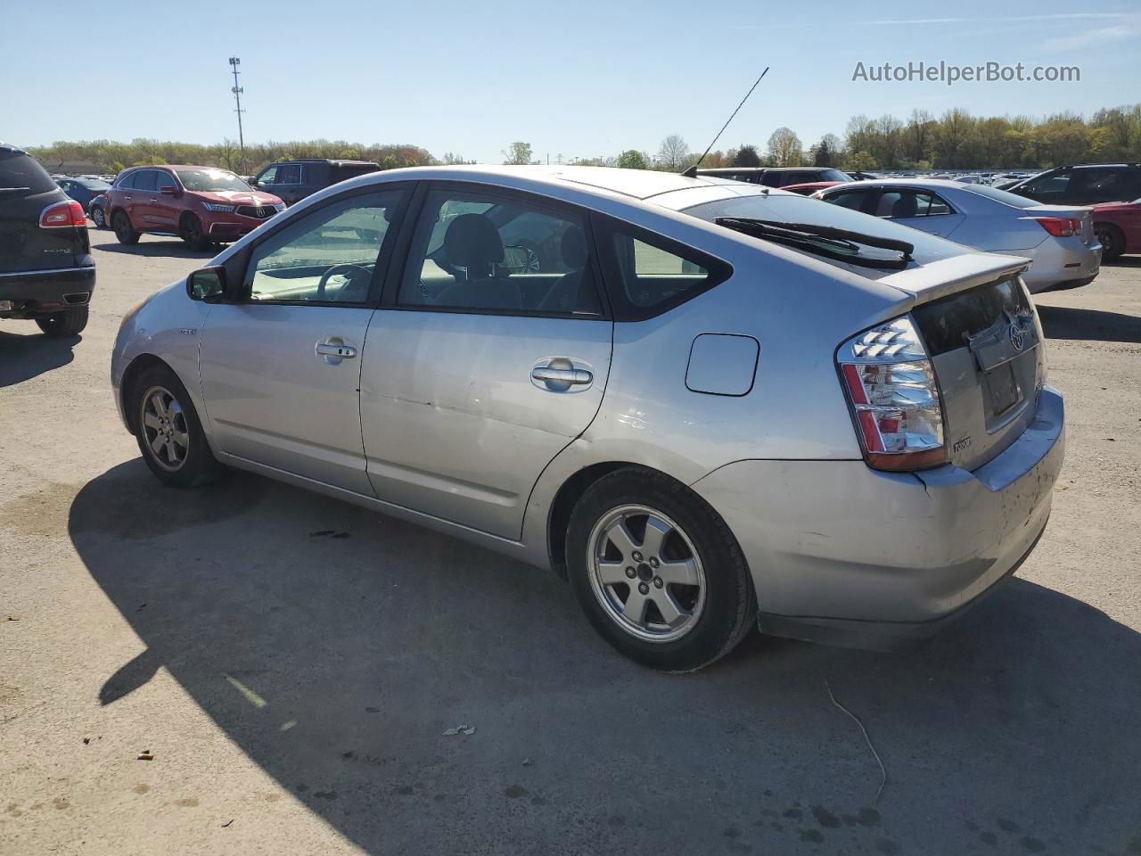 2007 Toyota Prius  Серебряный vin: JTDKB20U277687047