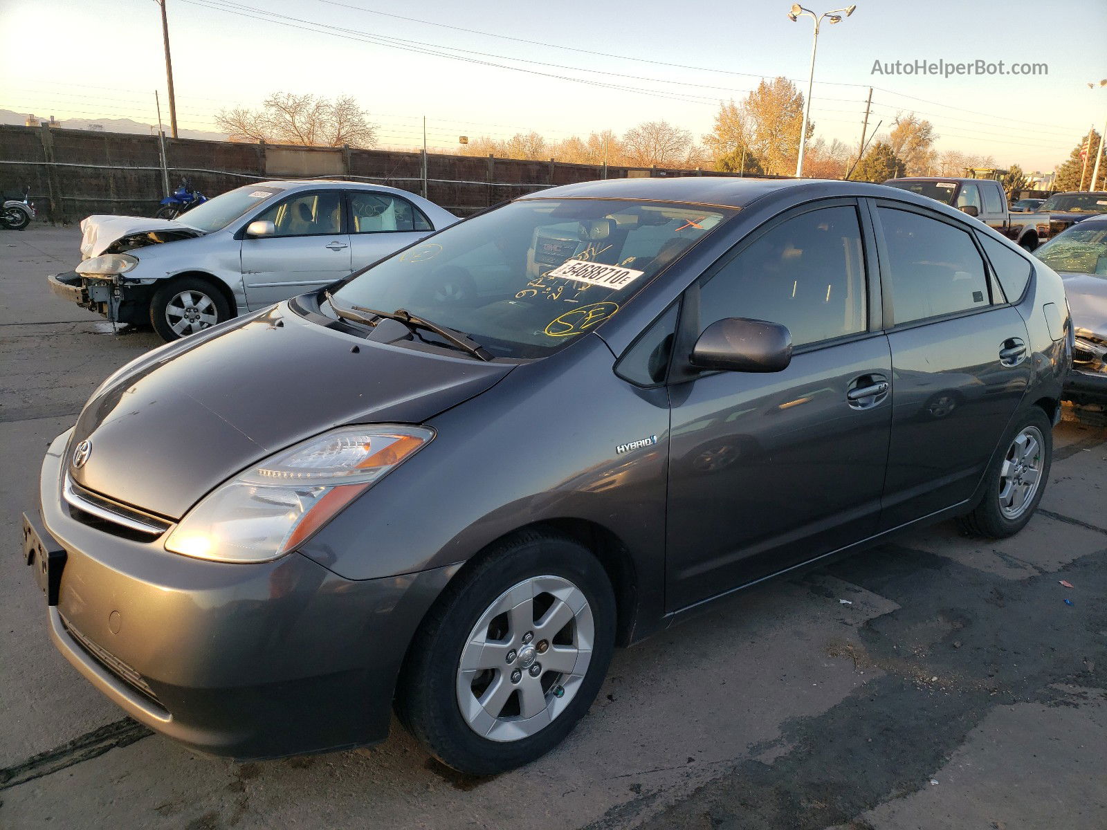 2008 Toyota Prius Charcoal vin: JTDKB20U283303096