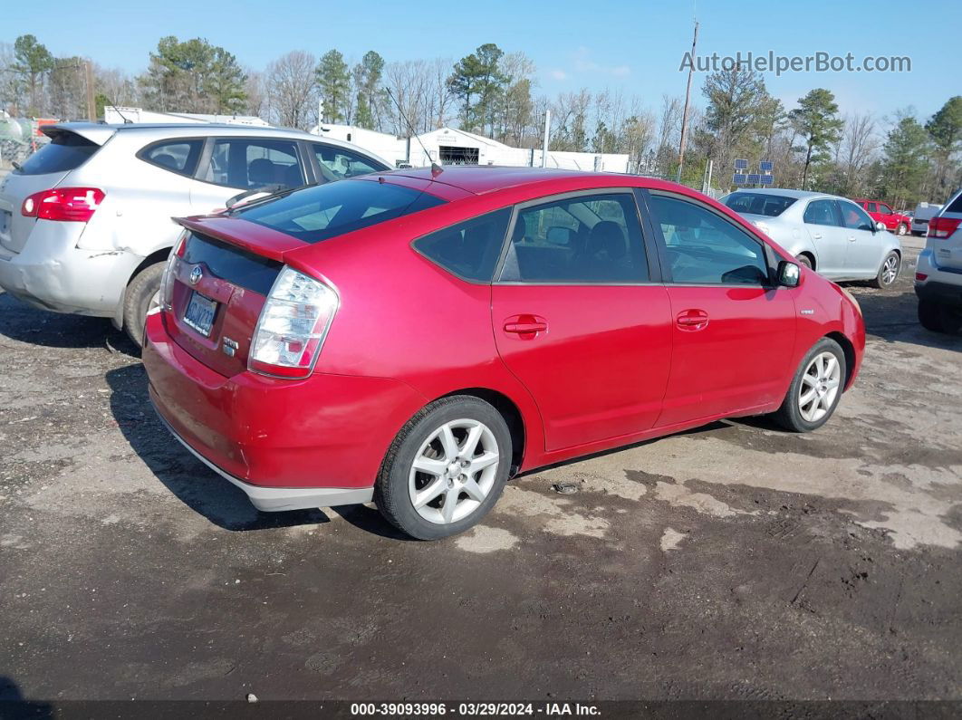 2008 Toyota Prius Touring Red vin: JTDKB20U283353092