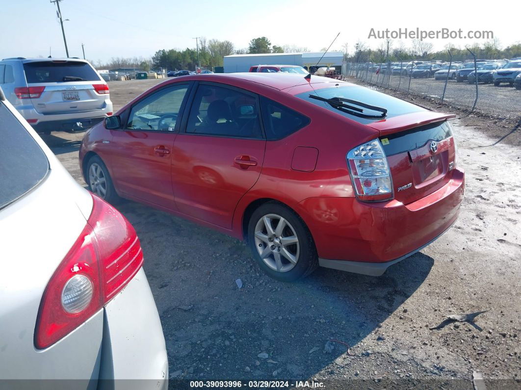 2008 Toyota Prius Touring Red vin: JTDKB20U283353092