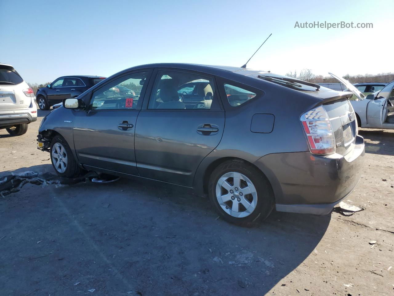 2008 Toyota Prius  Gray vin: JTDKB20U383407287