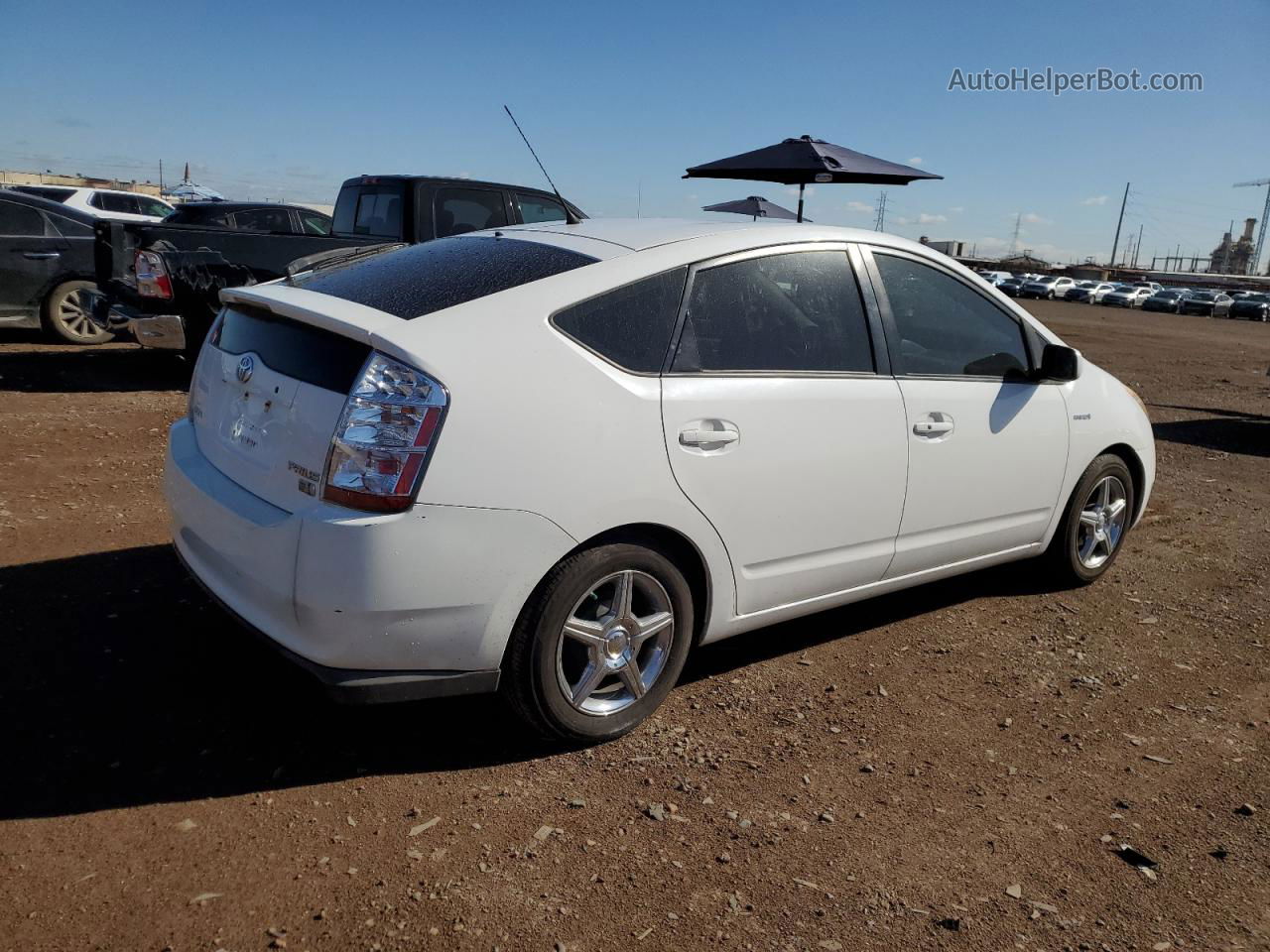 2008 Toyota Prius  White vin: JTDKB20U383446476