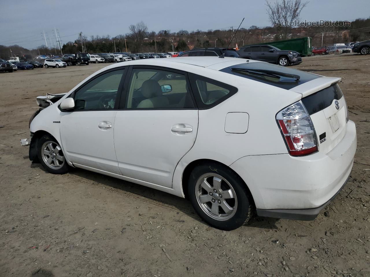 2008 Toyota Prius  White vin: JTDKB20U387698303