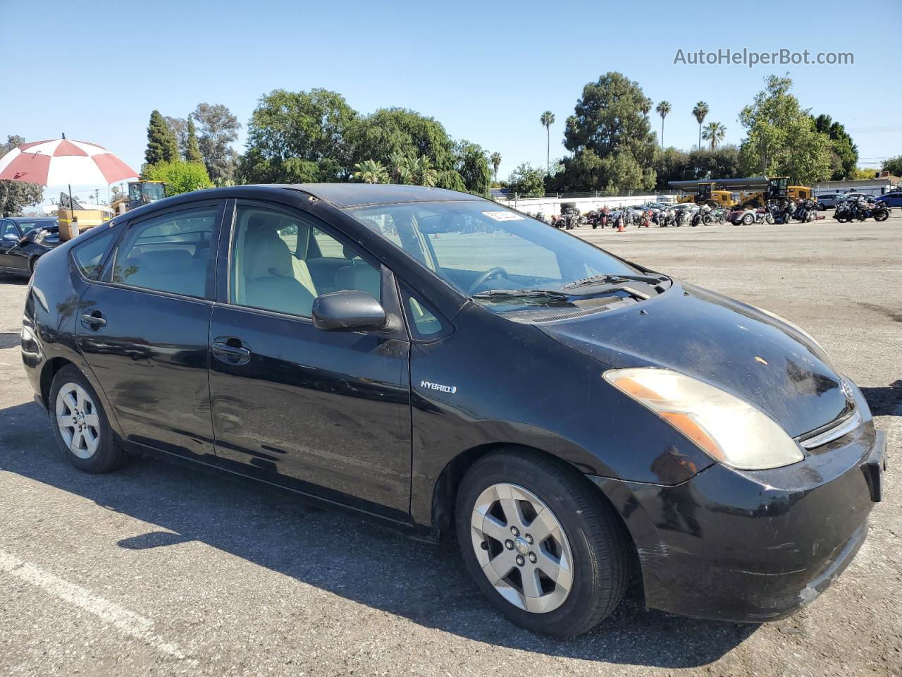 2008 Toyota Prius  Black vin: JTDKB20U387727329