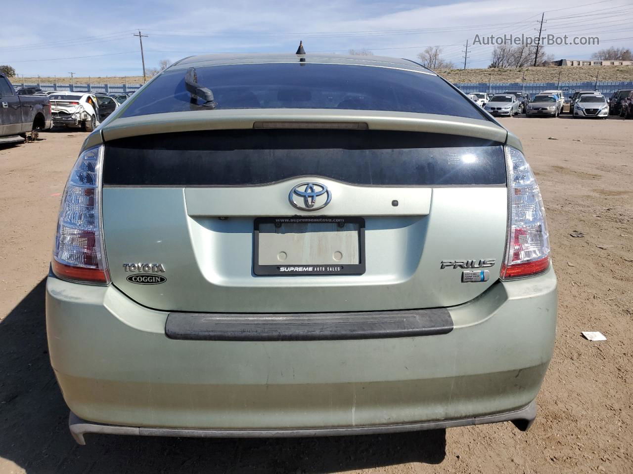 2008 Toyota Prius  Зеленый vin: JTDKB20U387785442