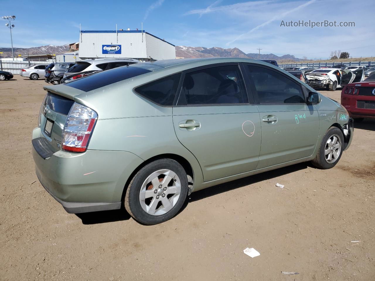 2008 Toyota Prius  Зеленый vin: JTDKB20U387785442