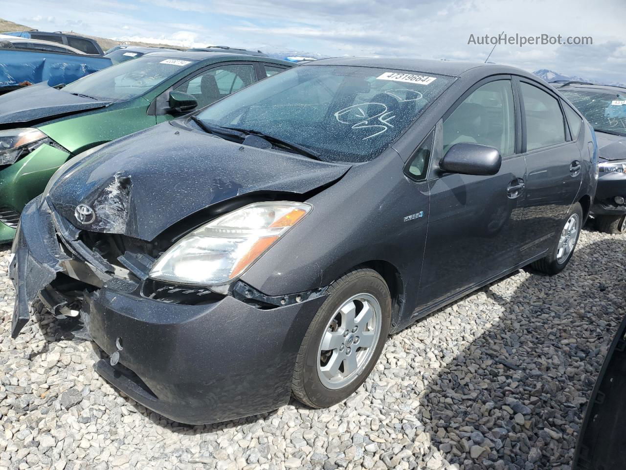 2007 Toyota Prius  Charcoal vin: JTDKB20U473202642