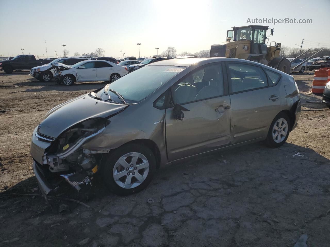 2007 Toyota Prius  Gold vin: JTDKB20U473245278