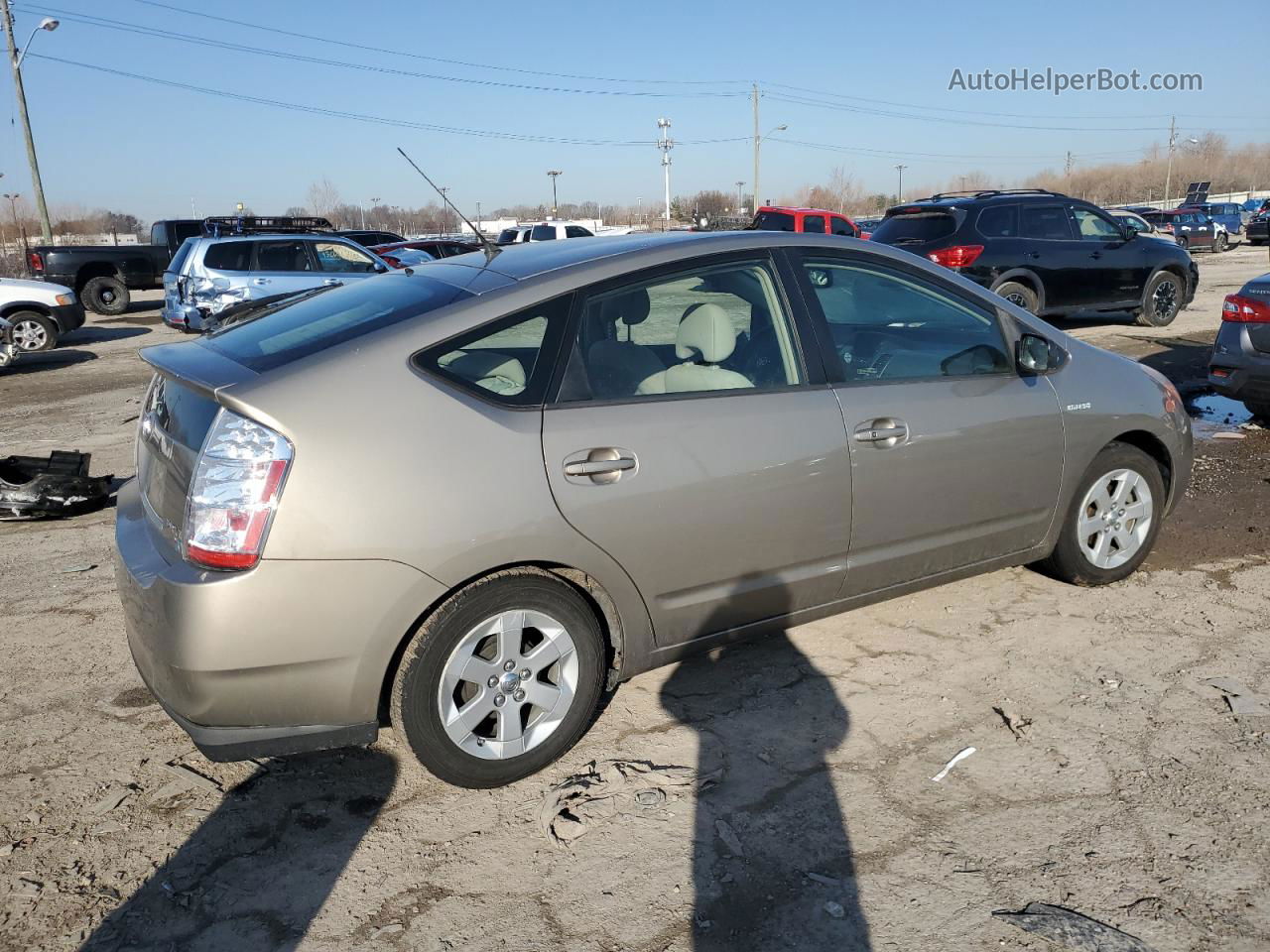 2007 Toyota Prius  Gold vin: JTDKB20U473245278