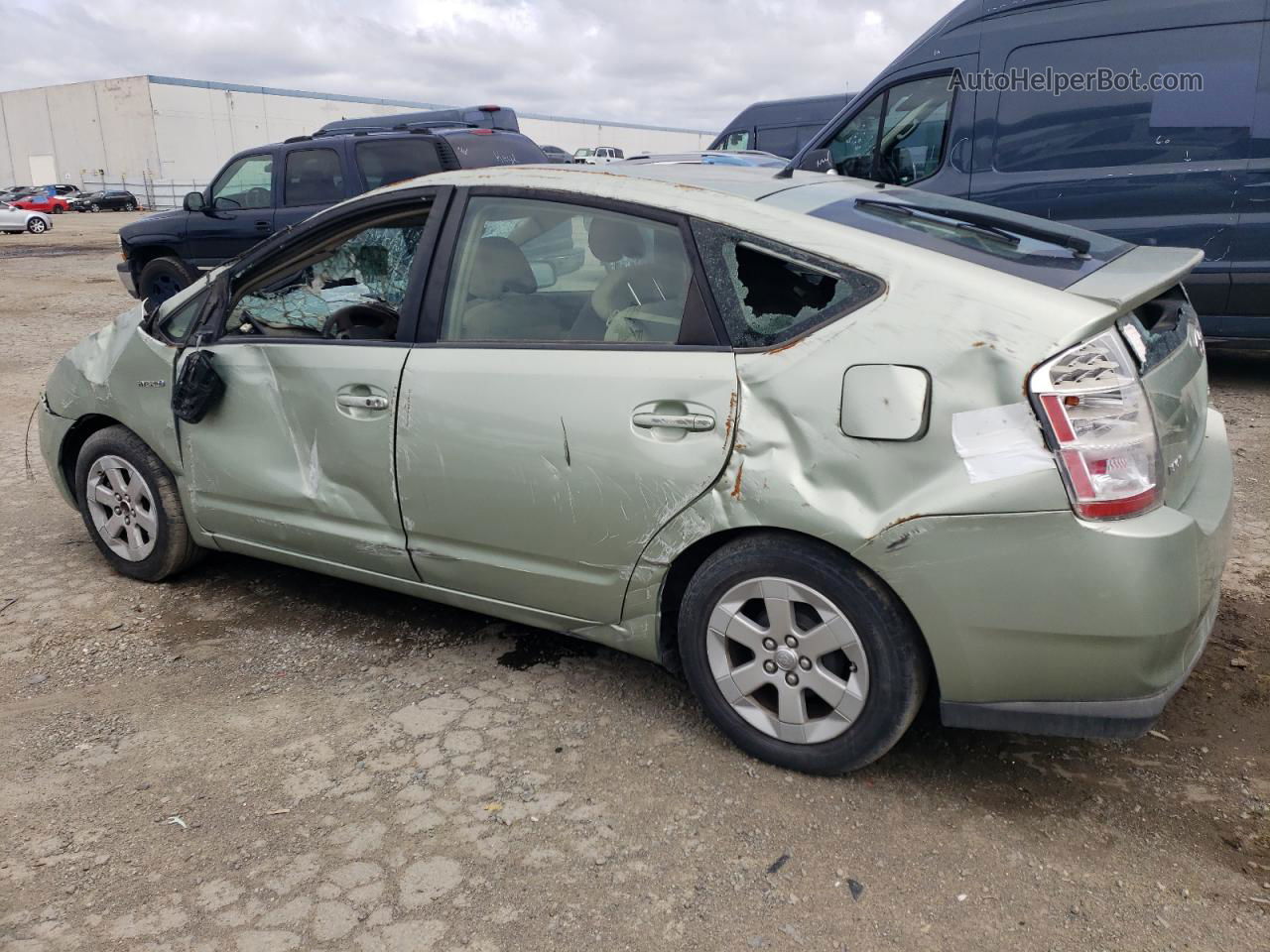 2007 Toyota Prius  Зеленый vin: JTDKB20U477617176