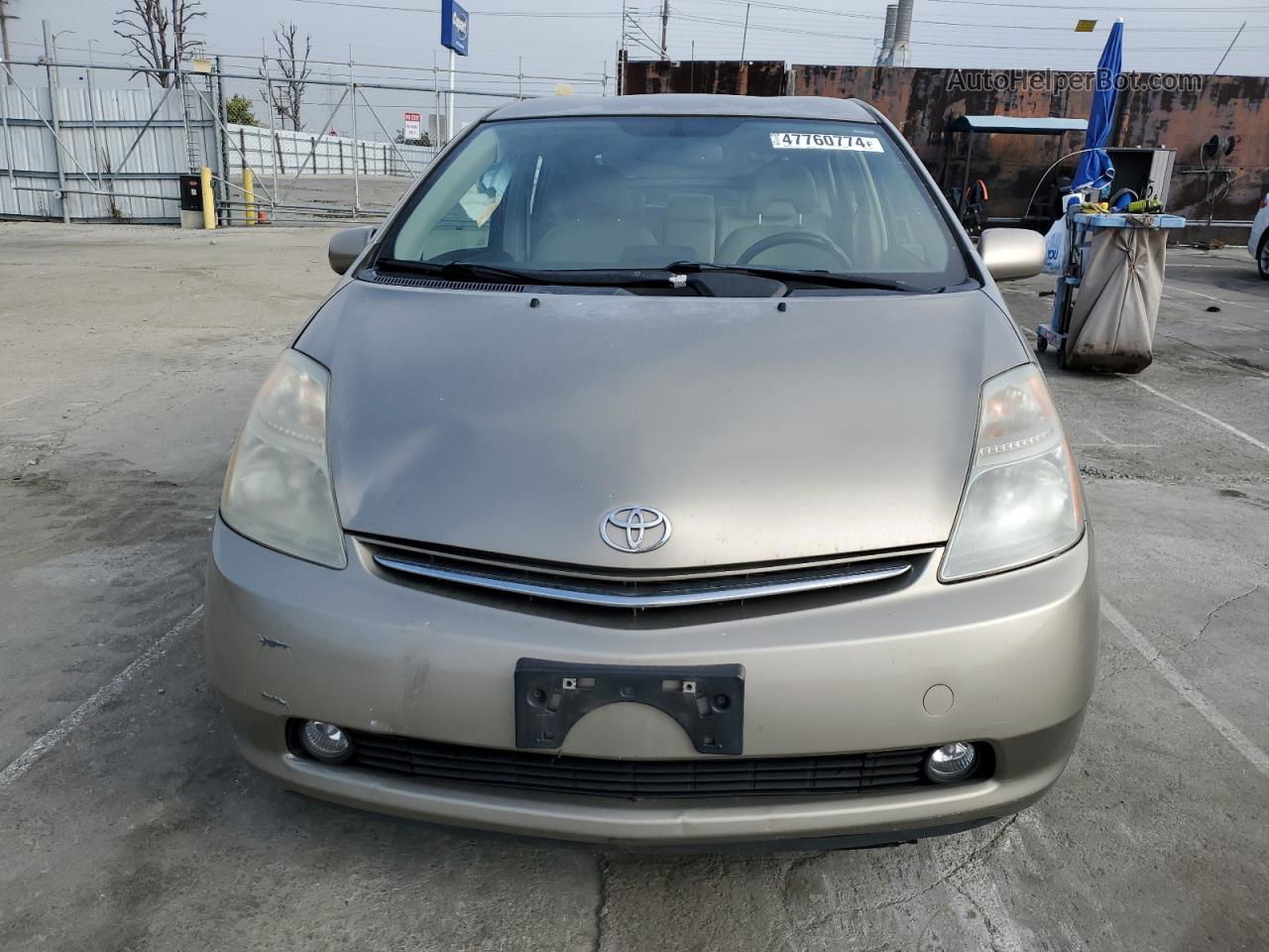 2007 Toyota Prius  Gold vin: JTDKB20U477654437