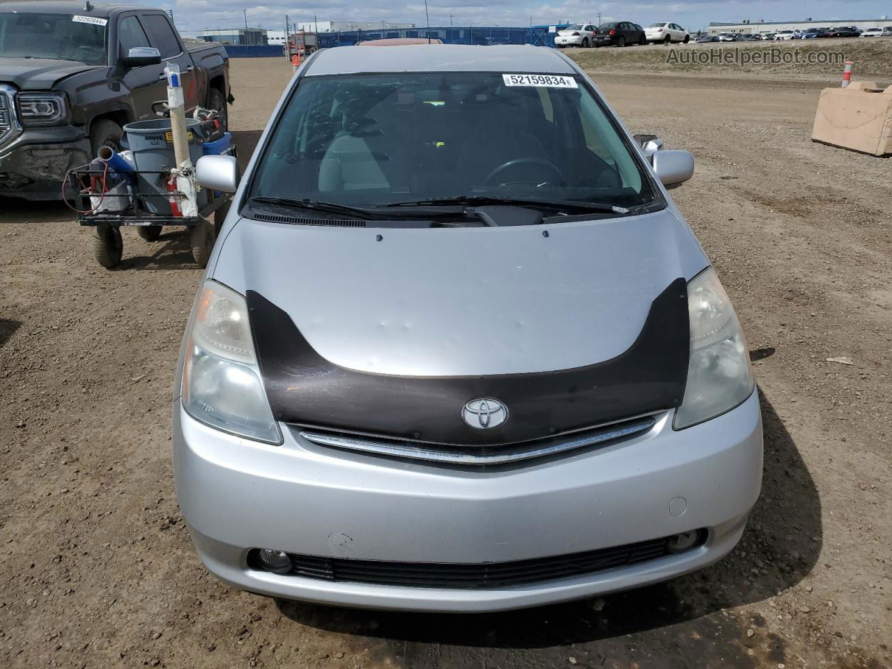 2007 Toyota Prius  Silver vin: JTDKB20U477683002