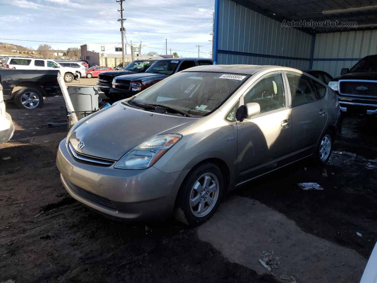 2007 Toyota Prius  Gold vin: JTDKB20U477688264