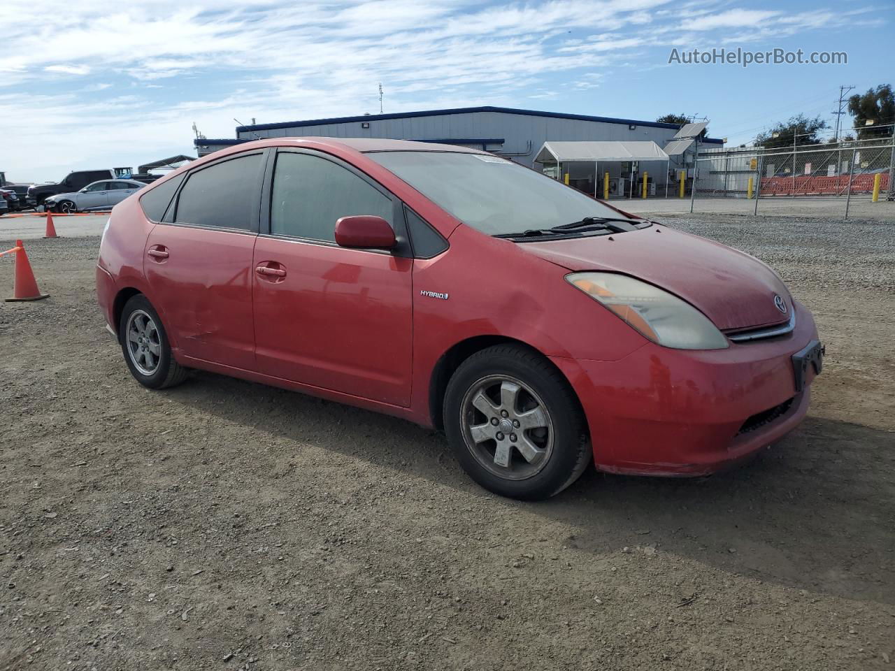 2008 Toyota Prius  Red vin: JTDKB20U487804614