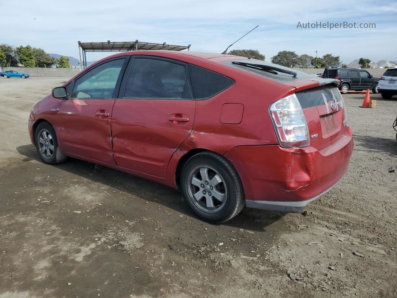 2008 Toyota Prius  Red vin: JTDKB20U487804614