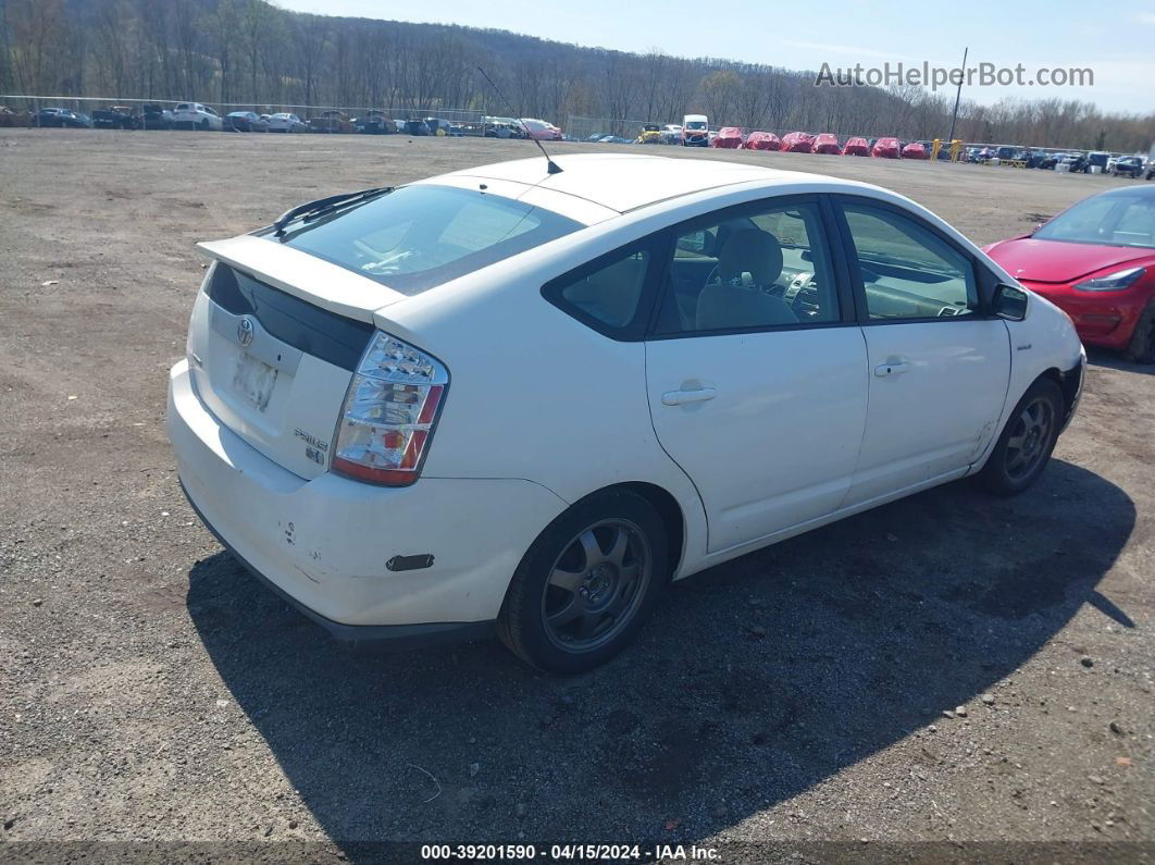 2007 Toyota Prius Touring White vin: JTDKB20U577590313