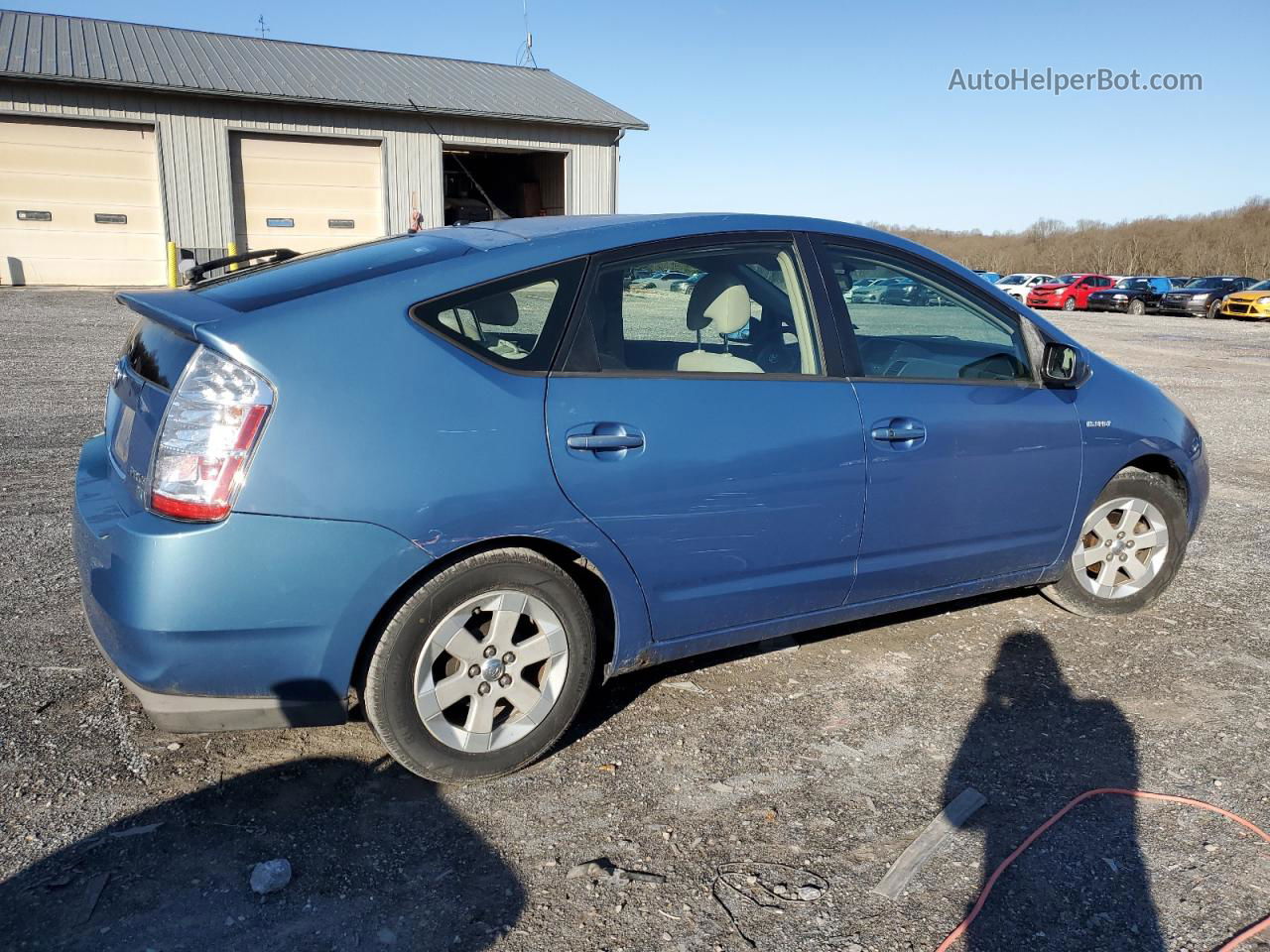 2007 Toyota Prius  Blue vin: JTDKB20U577693862