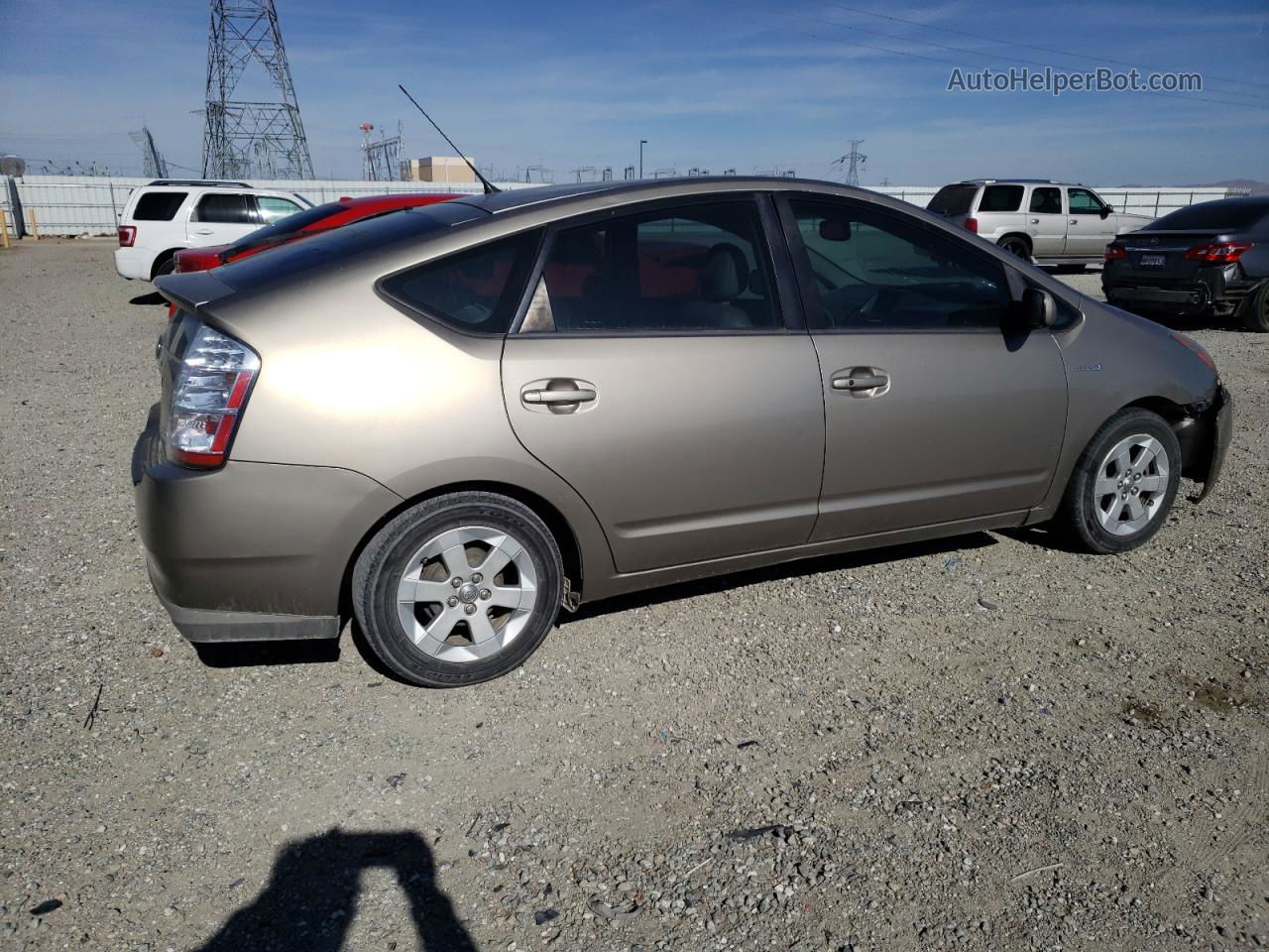 2008 Toyota Prius  Gold vin: JTDKB20U583450349