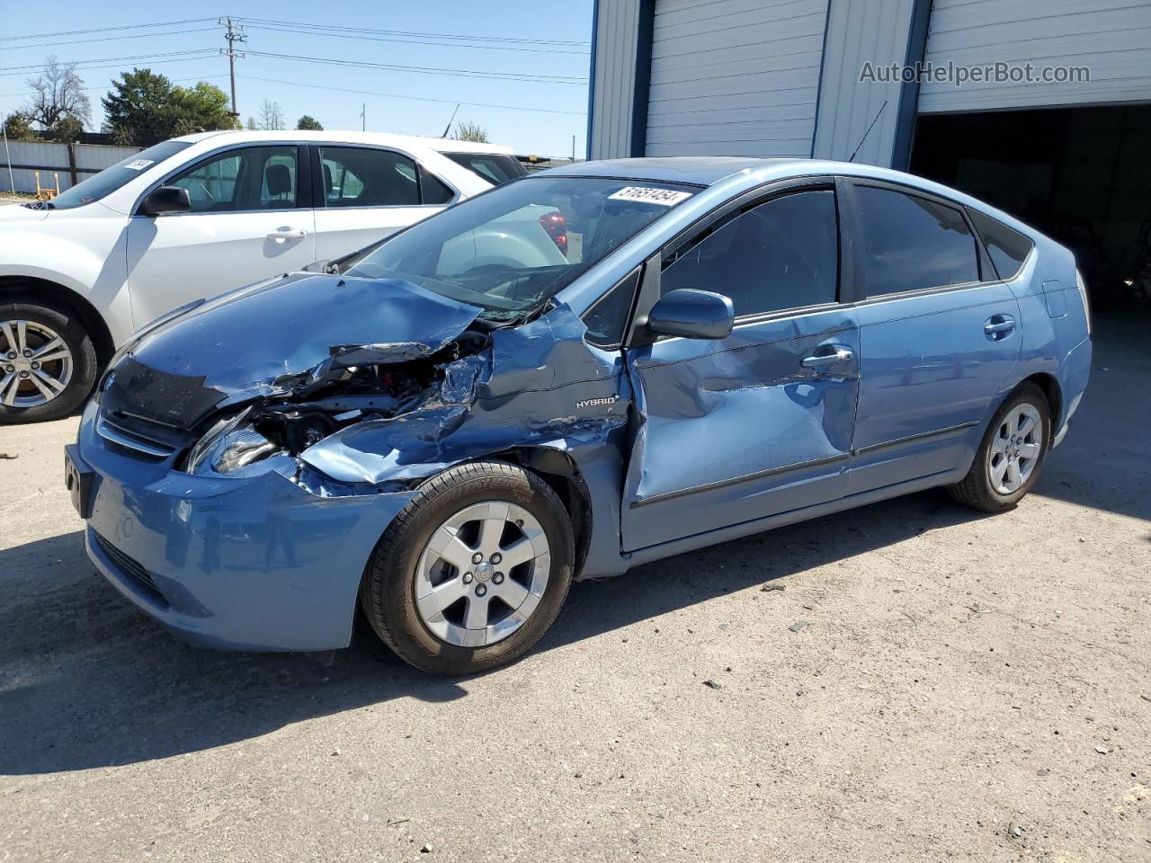 2008 Toyota Prius  Blue vin: JTDKB20U587762924