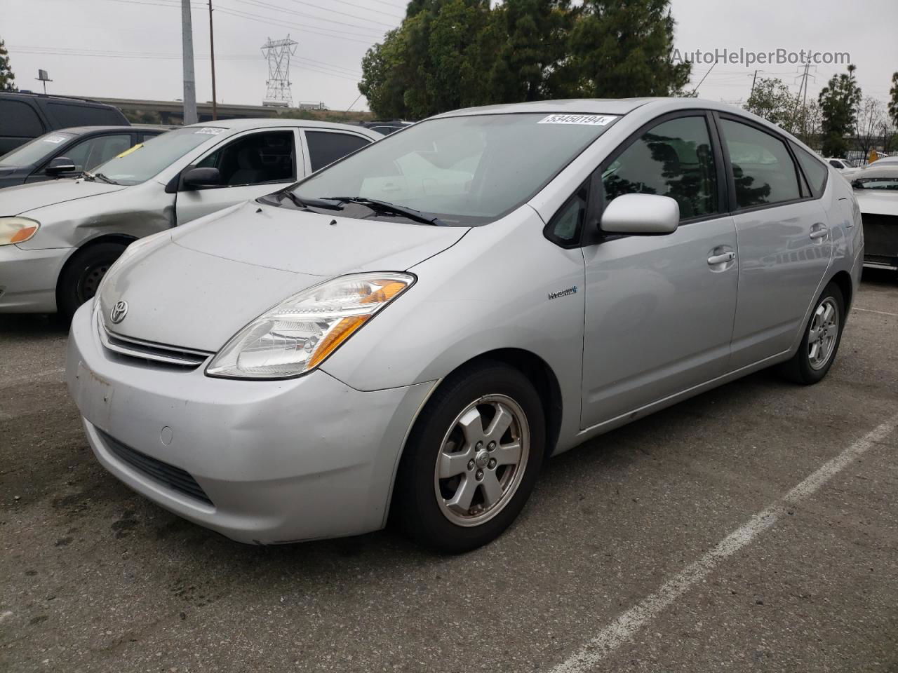 2008 Toyota Prius  Silver vin: JTDKB20U587781814