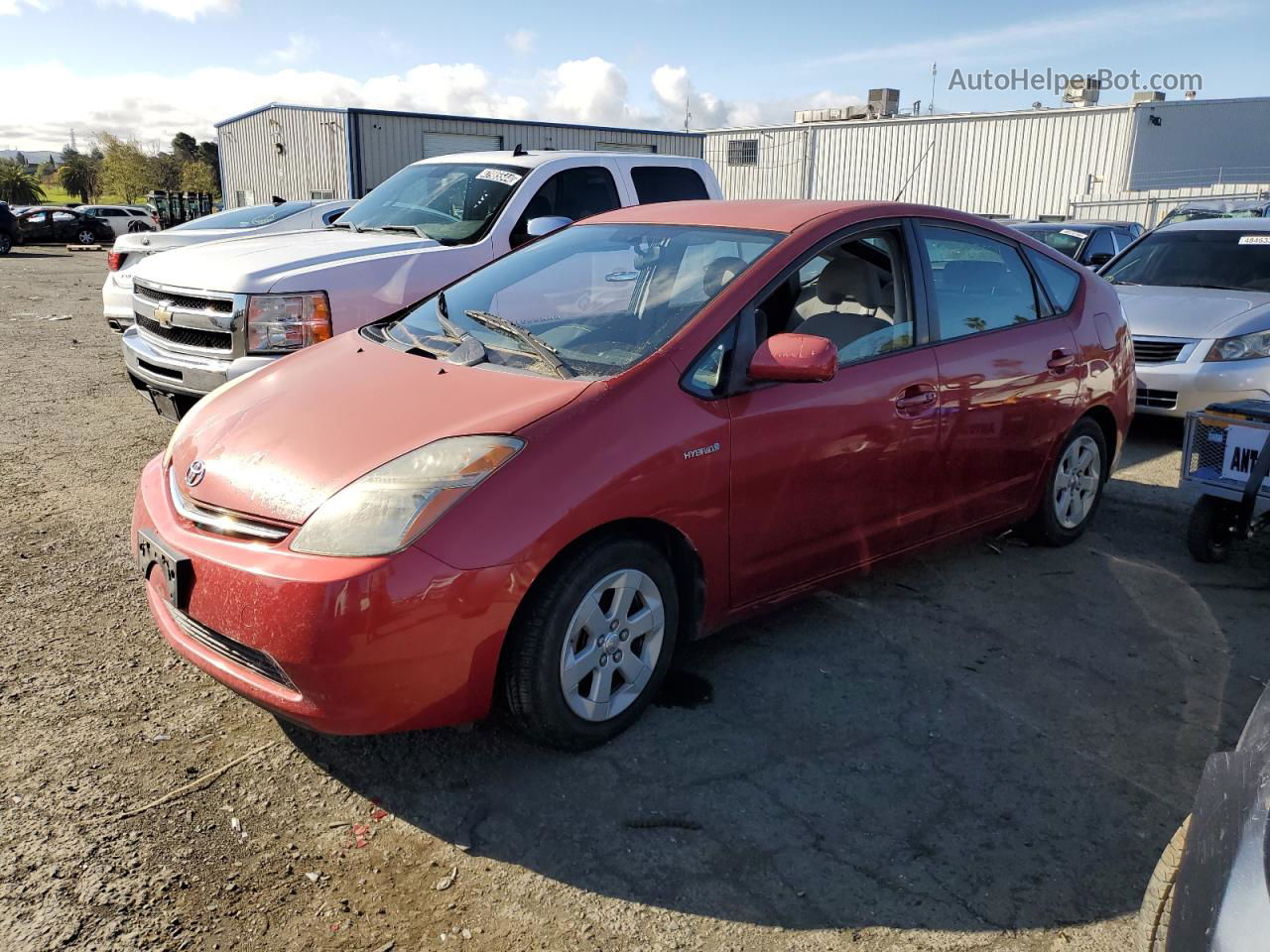 2007 Toyota Prius  Red vin: JTDKB20U673247730