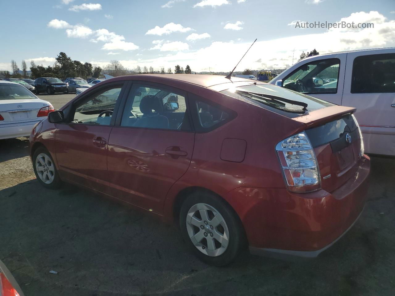 2007 Toyota Prius  Красный vin: JTDKB20U673247730