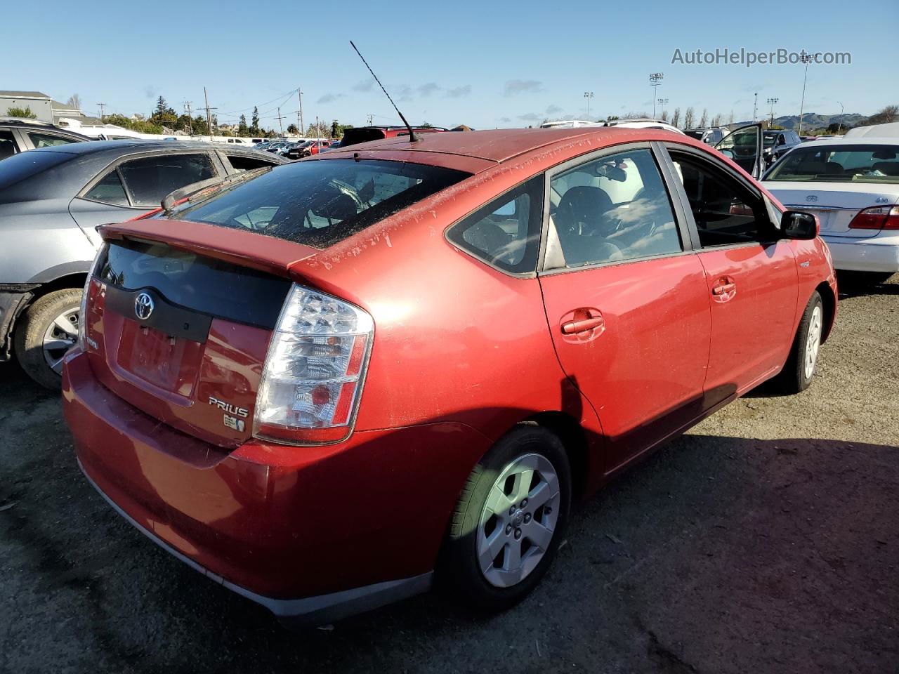 2007 Toyota Prius  Red vin: JTDKB20U673247730