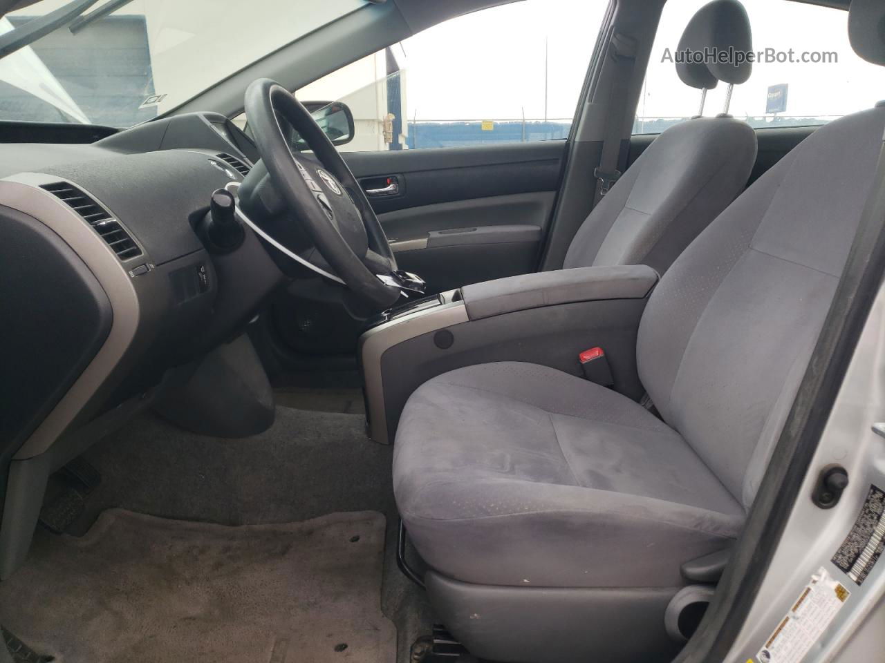 2007 Toyota Prius  Серебряный vin: JTDKB20U677552654