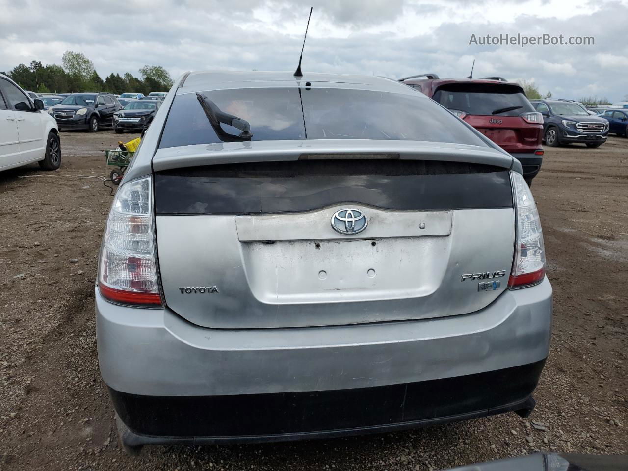 2007 Toyota Prius  Серебряный vin: JTDKB20U677618314