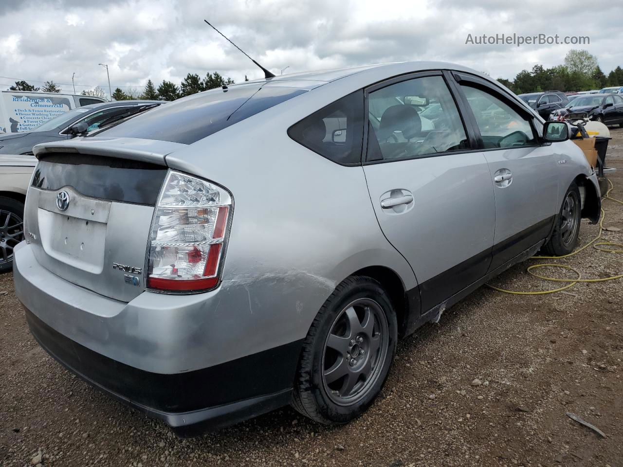 2007 Toyota Prius  Silver vin: JTDKB20U677618314