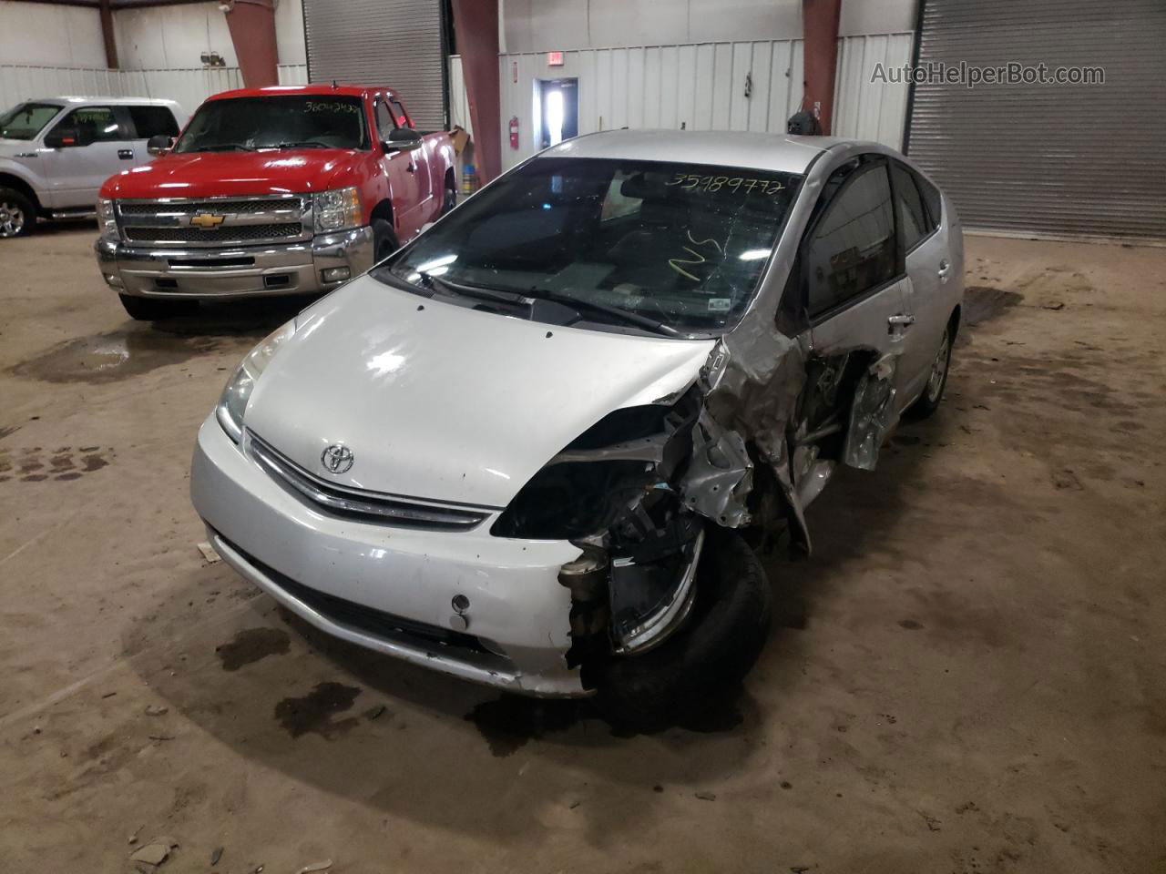 2007 Toyota Prius  Серебряный vin: JTDKB20U677641124