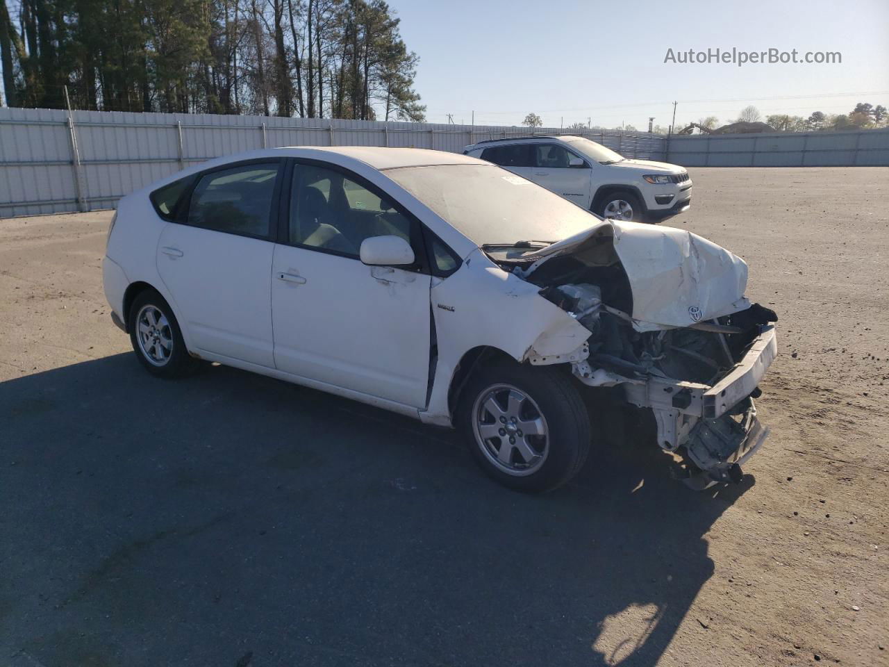 2008 Toyota Prius  White vin: JTDKB20U683297934