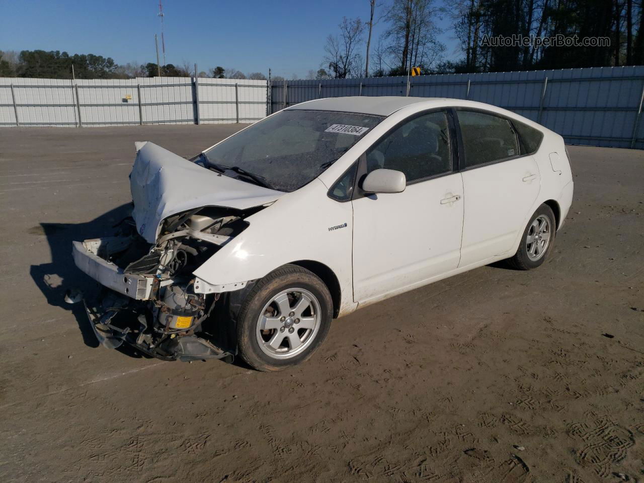 2008 Toyota Prius  White vin: JTDKB20U683297934