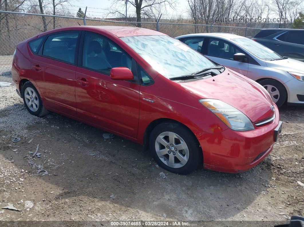 2008 Toyota Prius   Red vin: JTDKB20U683448979