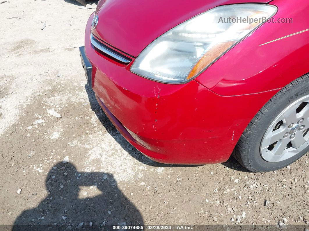 2008 Toyota Prius   Red vin: JTDKB20U683448979