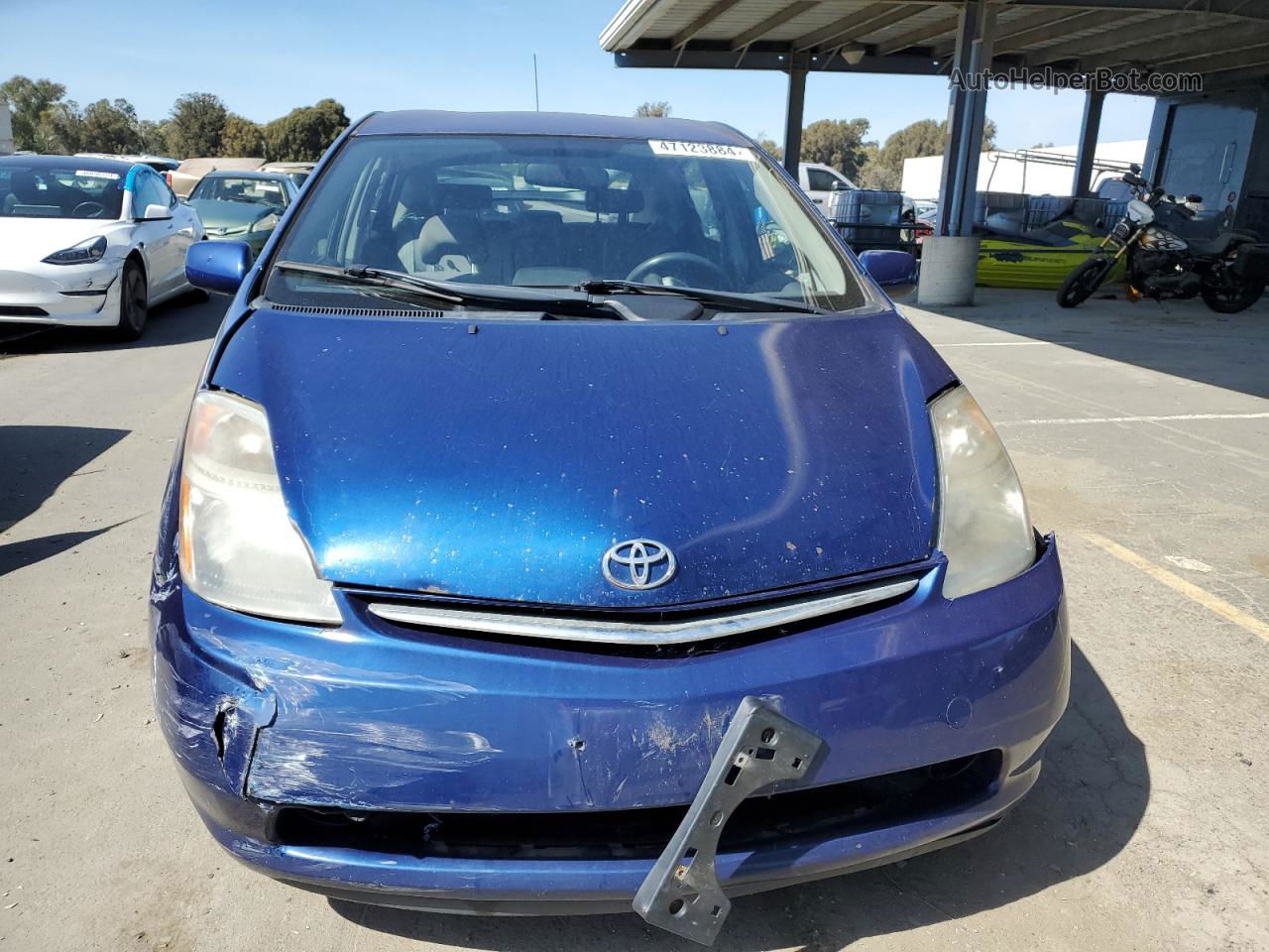 2008 Toyota Prius  Blue vin: JTDKB20U687751401