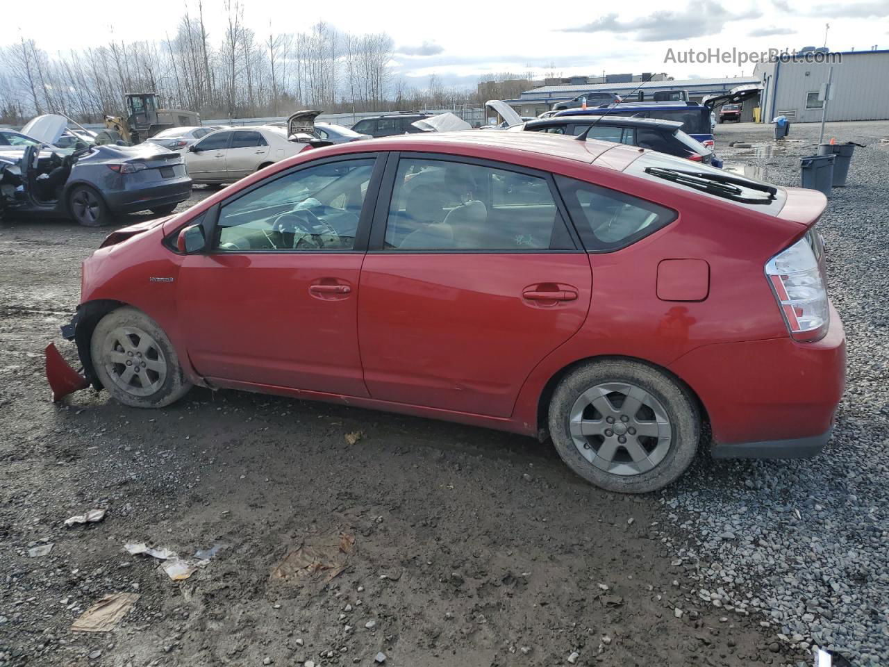 2007 Toyota Prius  Red vin: JTDKB20U773206300