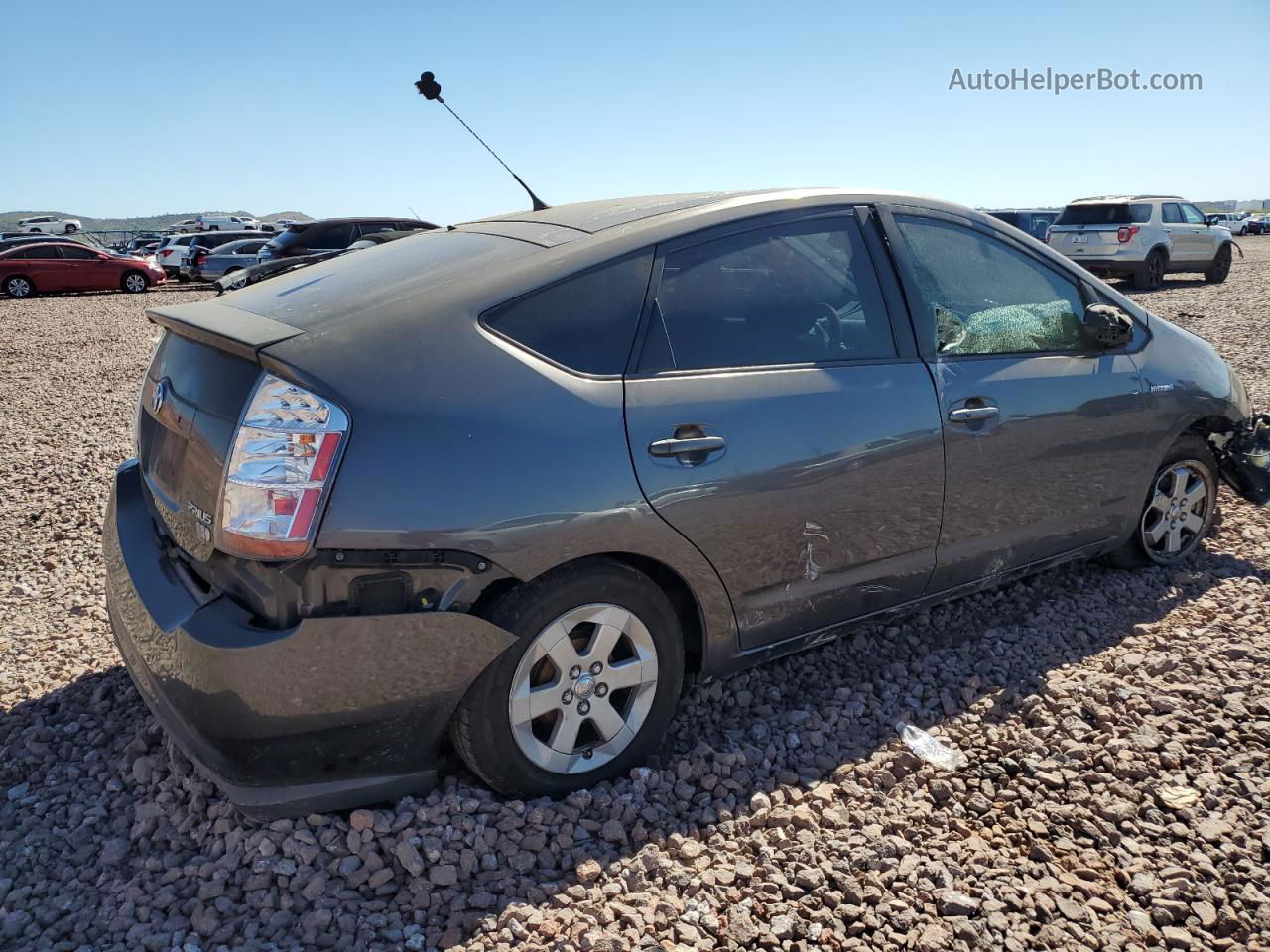 2007 Toyota Prius  Gray vin: JTDKB20U773295012