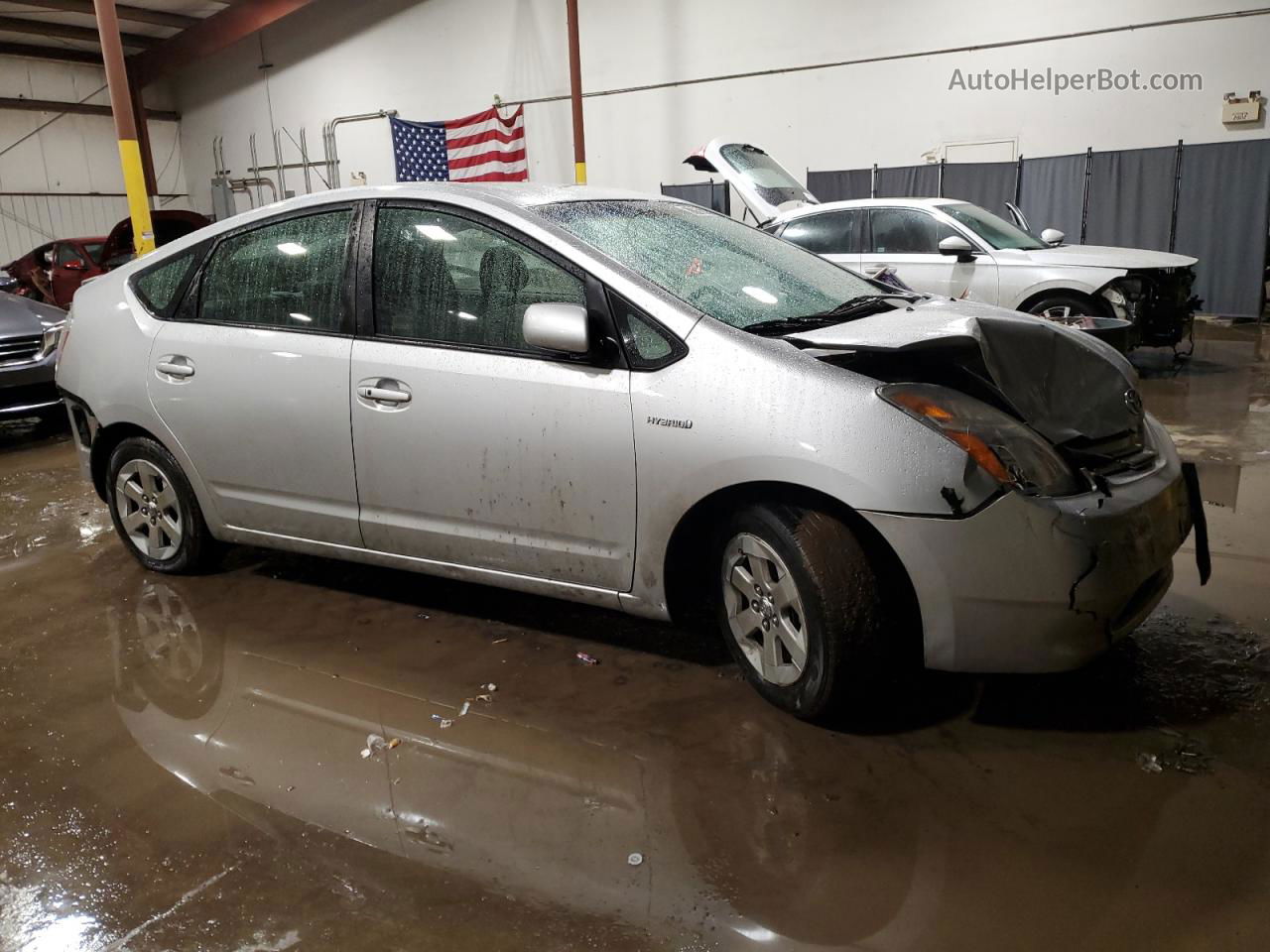 2007 Toyota Prius  Серебряный vin: JTDKB20U877088797