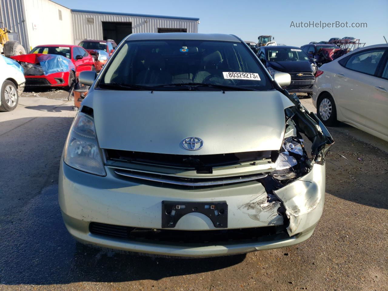 2007 Toyota Prius  Зеленый vin: JTDKB20U877645899