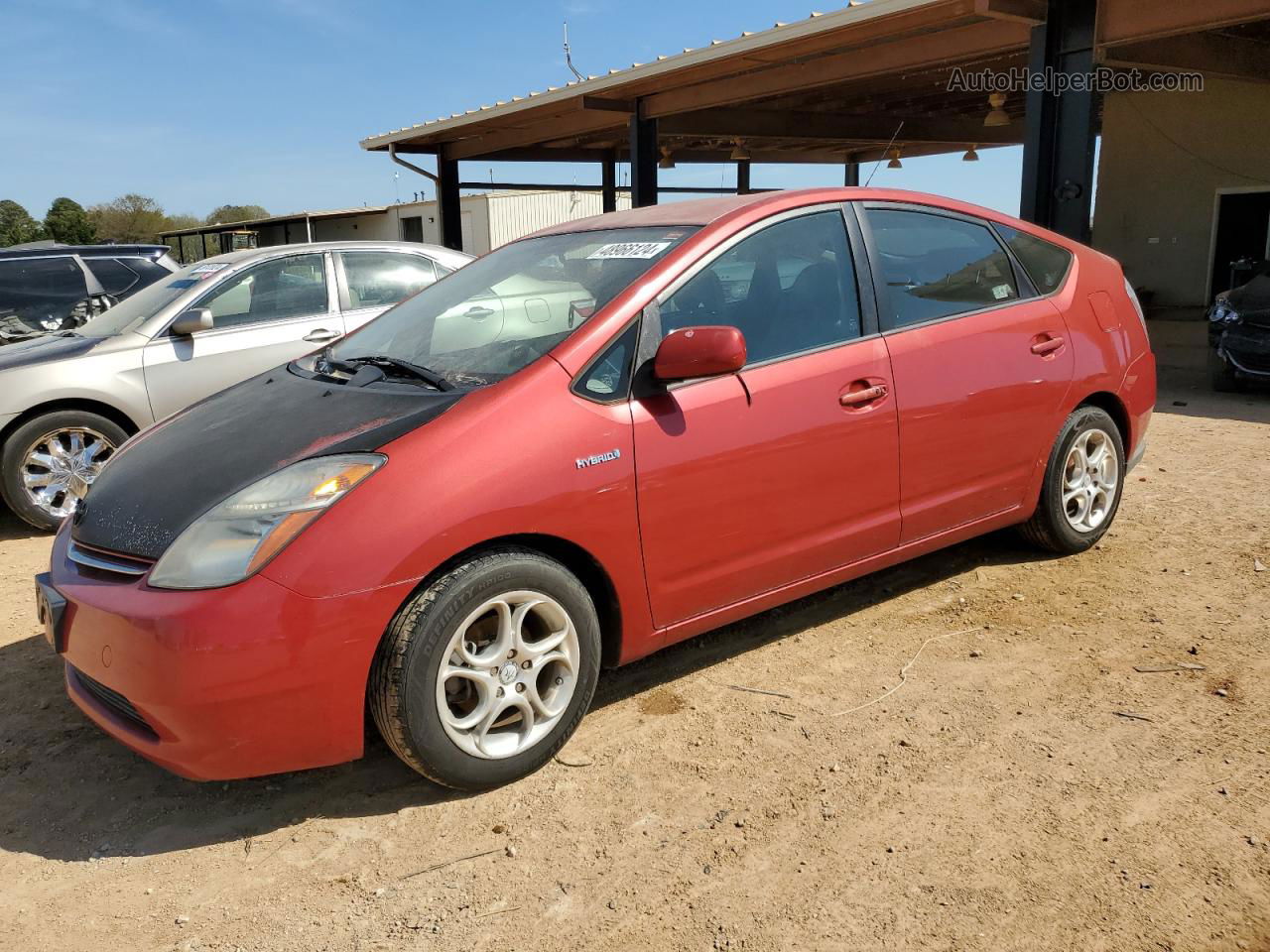 2008 Toyota Prius  Red vin: JTDKB20U883303622