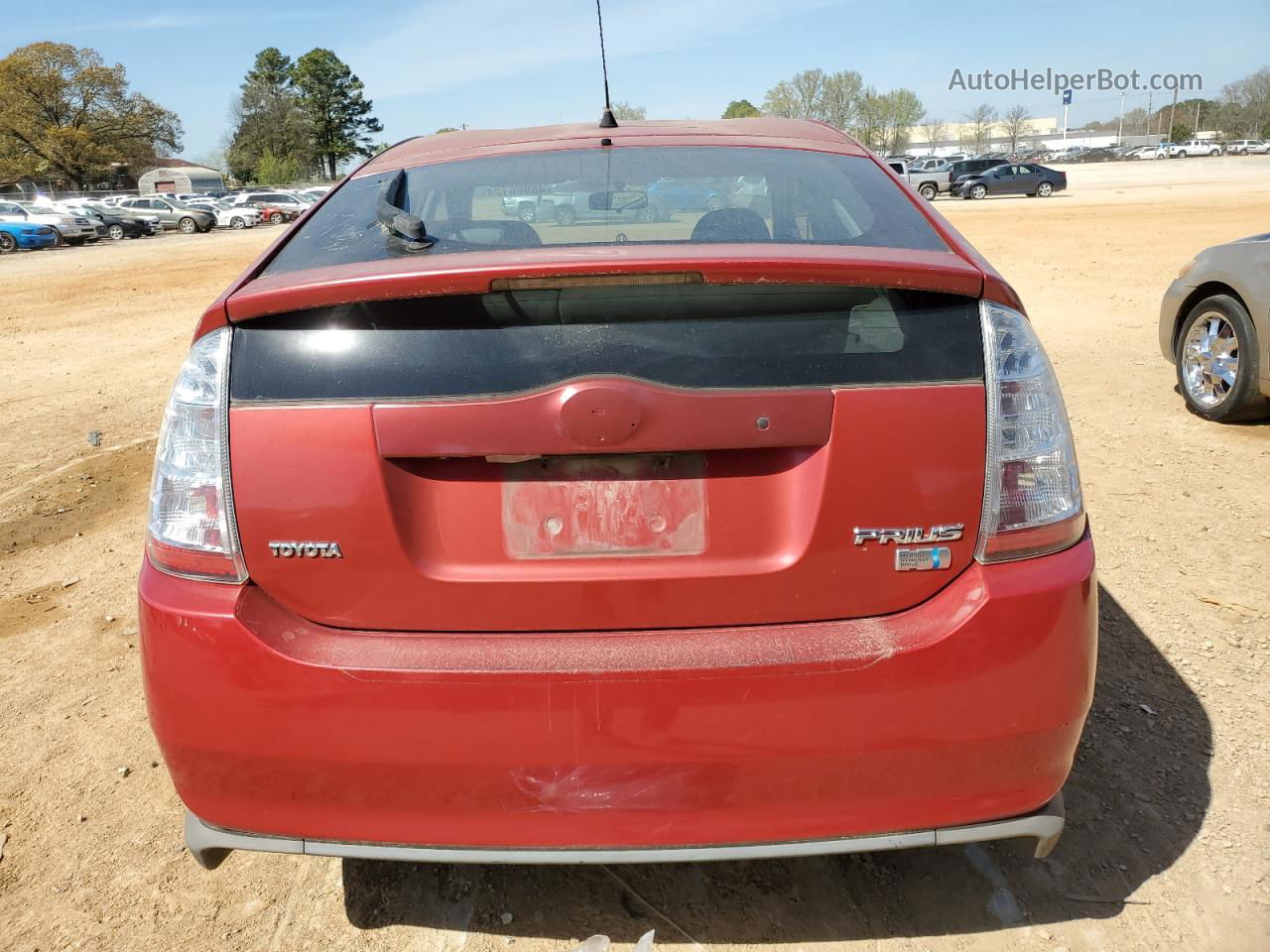 2008 Toyota Prius  Red vin: JTDKB20U883303622