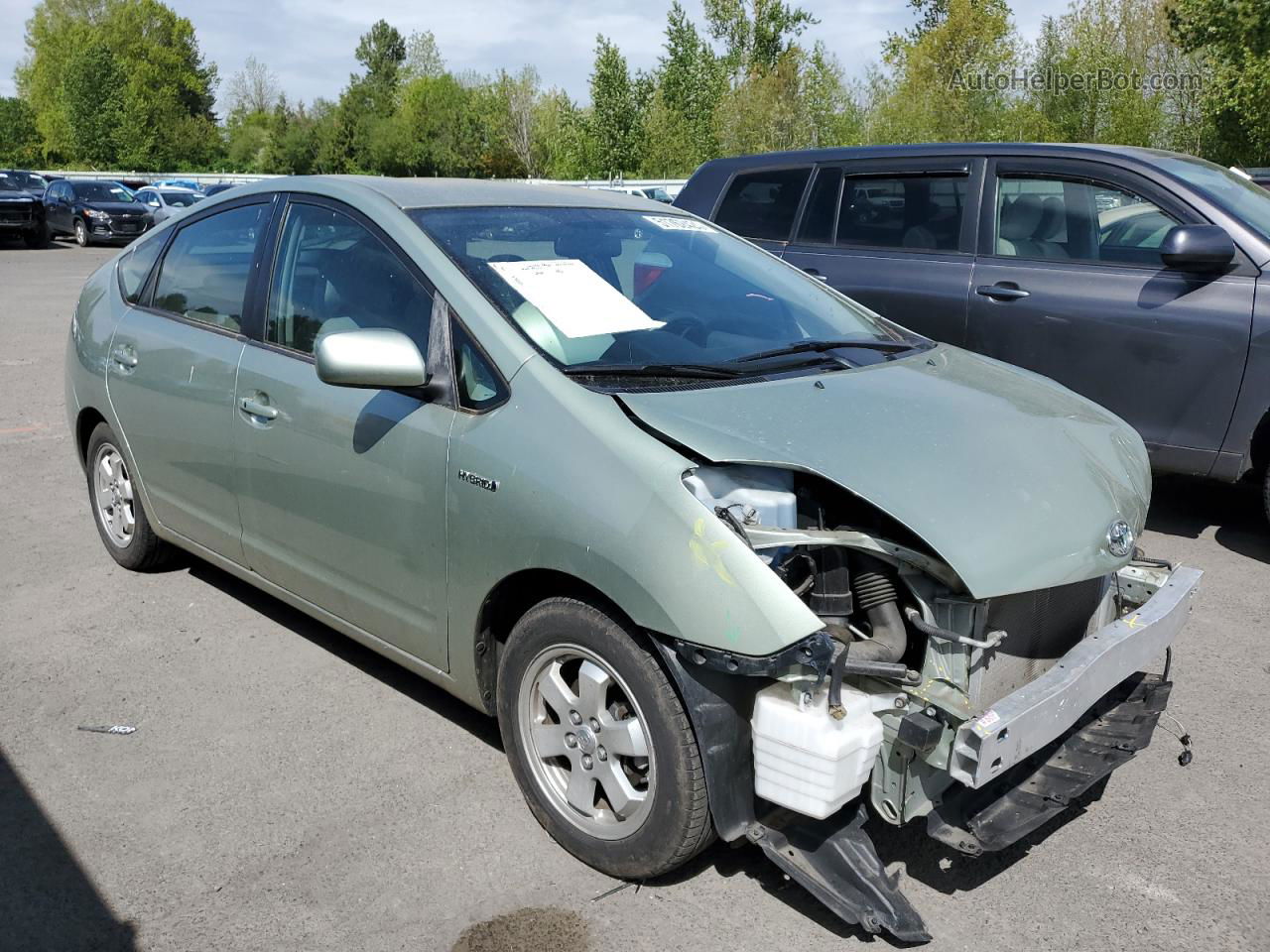 2008 Toyota Prius  Зеленый vin: JTDKB20U883411187