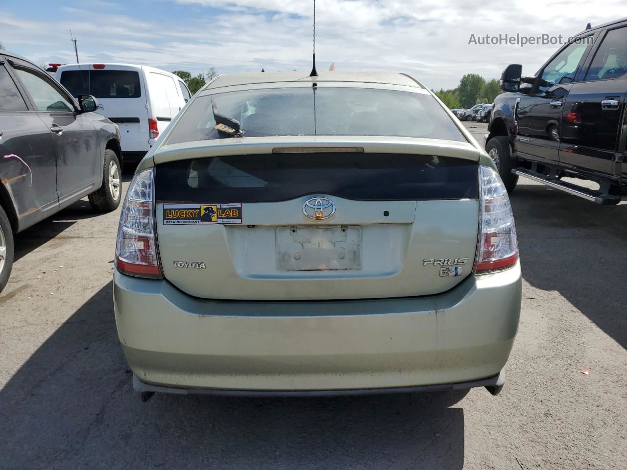 2008 Toyota Prius  Зеленый vin: JTDKB20U883411187