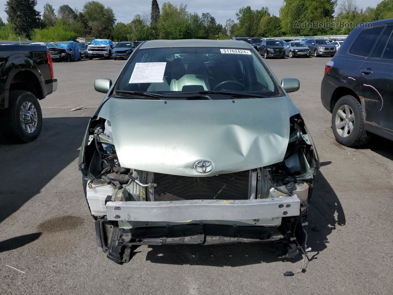 2008 Toyota Prius  Зеленый vin: JTDKB20U883411187