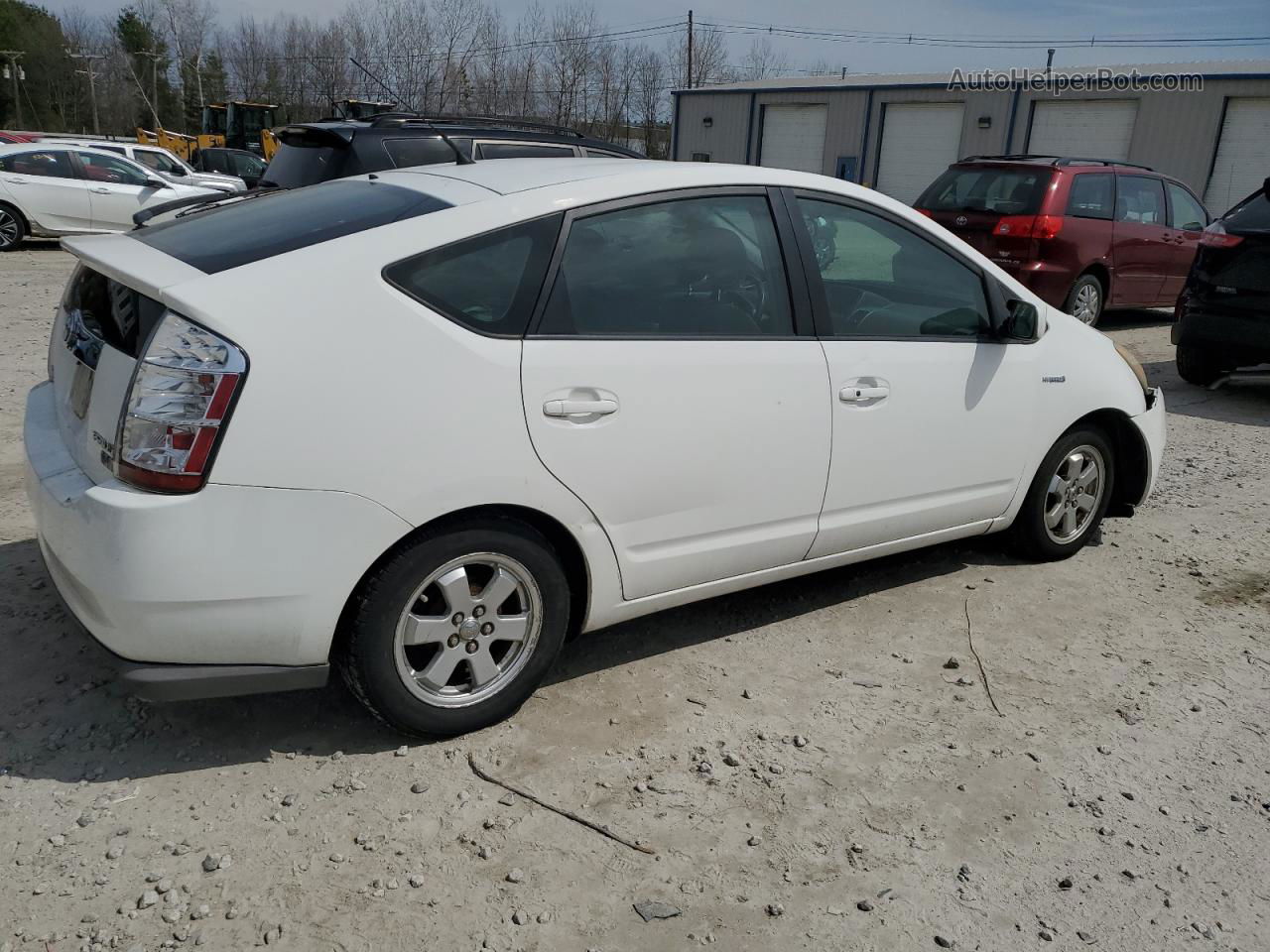 2008 Toyota Prius  White vin: JTDKB20U887726158