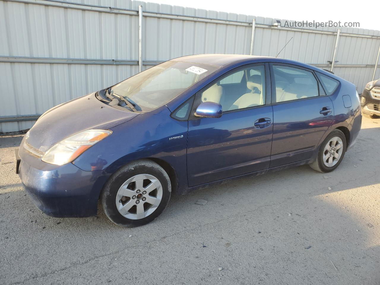 2008 Toyota Prius Blue vin: JTDKB20U887806124