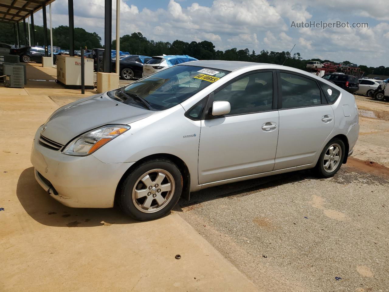 2008 Toyota Prius  Silver vin: JTDKB20U887811677